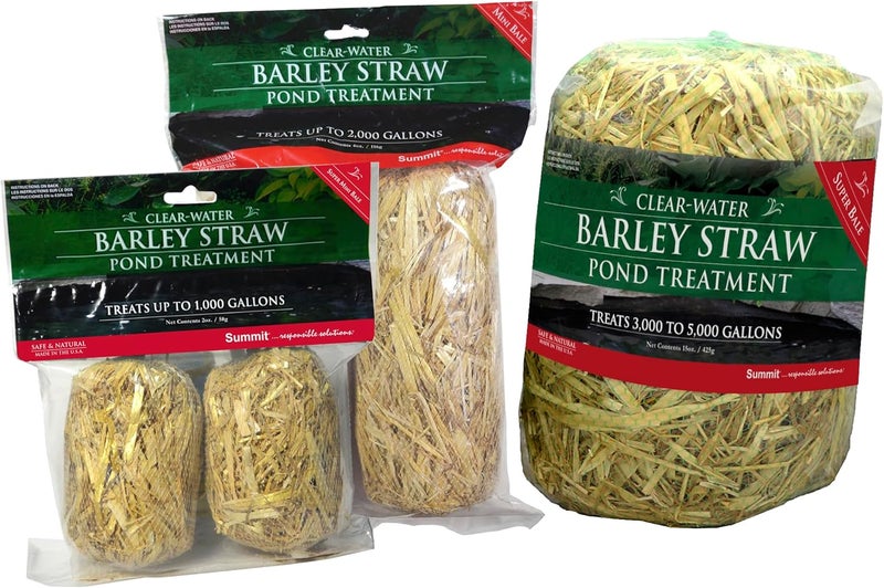 Summit Clear-Water Barley Straw Pond Treatment - 15 oz Bale for Natural Water Clarity - Image 2